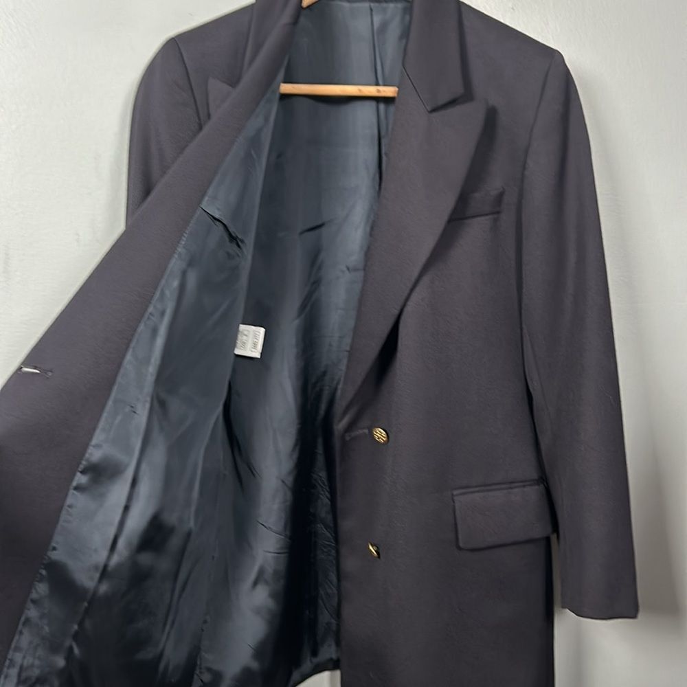 Marks & Spencer Dark Navy 100% Wool Single Breasted Blazer EUR 38 petite fit - Picture 10 of 16